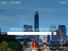 Tablet Screenshot of gilltillery.com